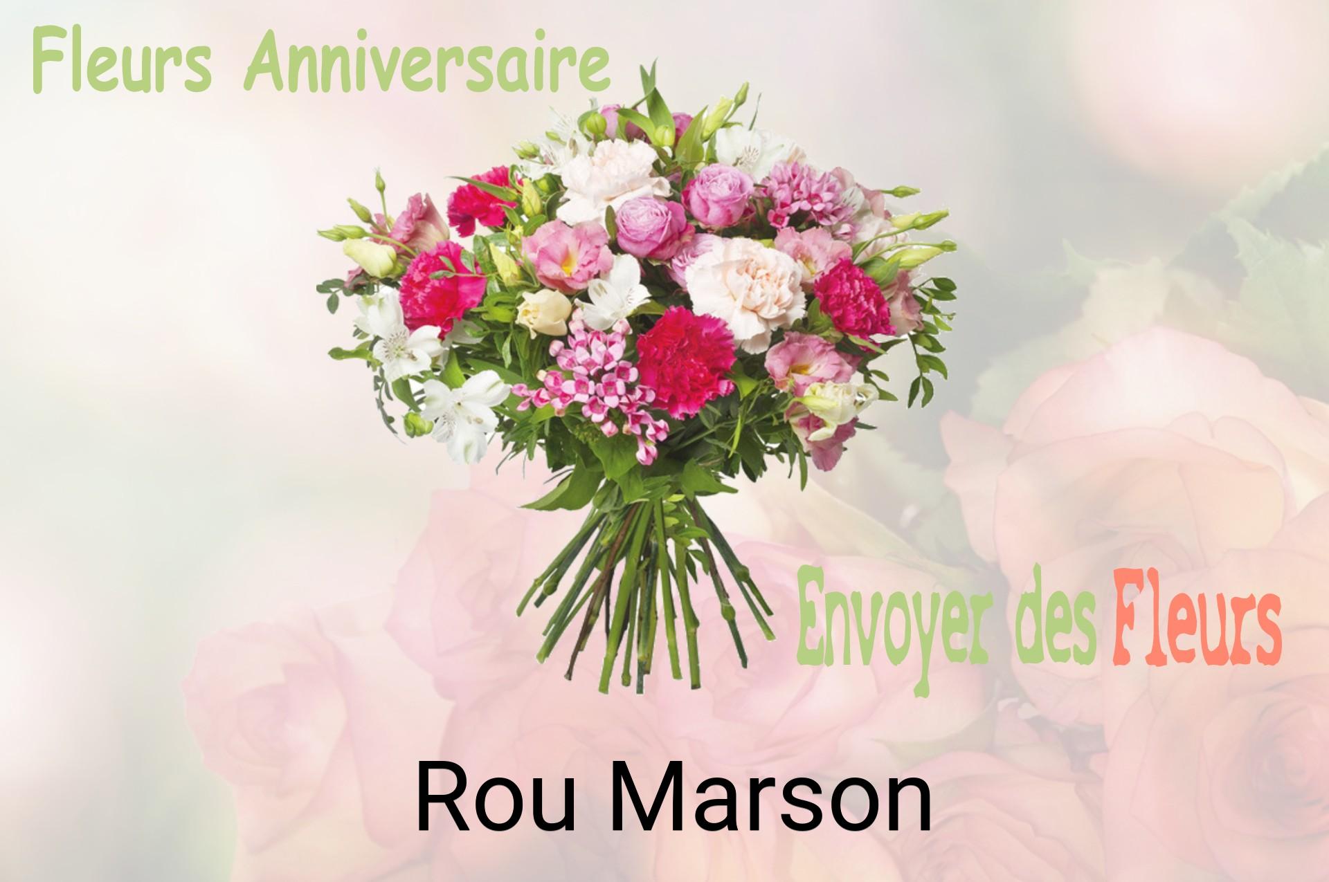 Bouquet de fleurs d’anniversaire livré à Rou-Marson